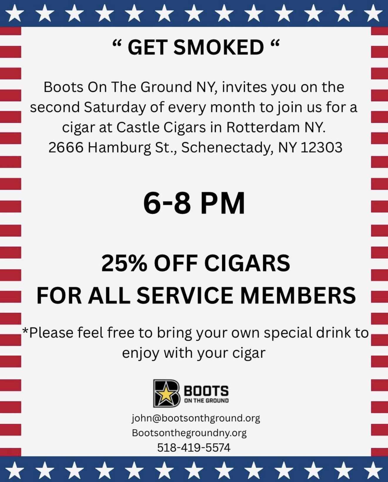Get Smoked event flyer